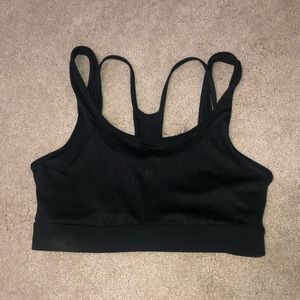 Fabletics black sports bra